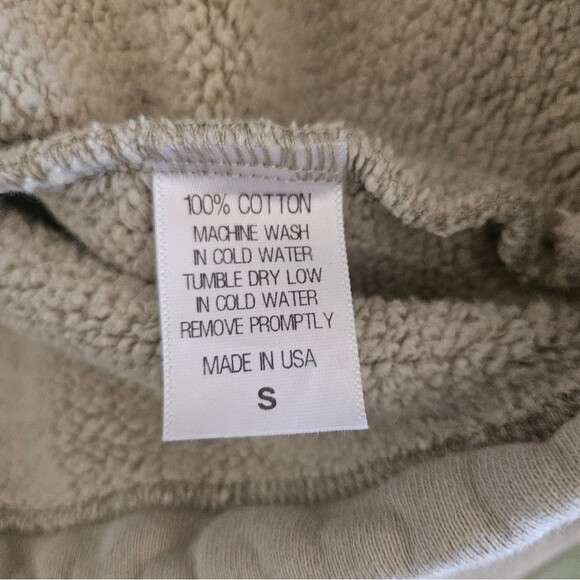 Set Active Half Zip Women's Light Green Cropped Sweatshirt Size S - Picture 5 of 8